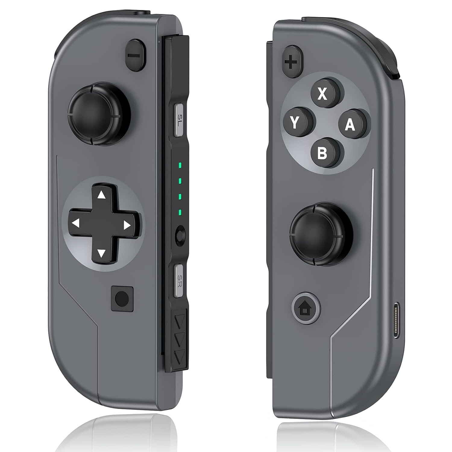 YCCTEAM Wireless Joypad Controller Compatible with Switch, Replacement for Switch Joy Con, Wireless Left and Right Controllers Support Motion Control/Dual Vibration Pack of 2