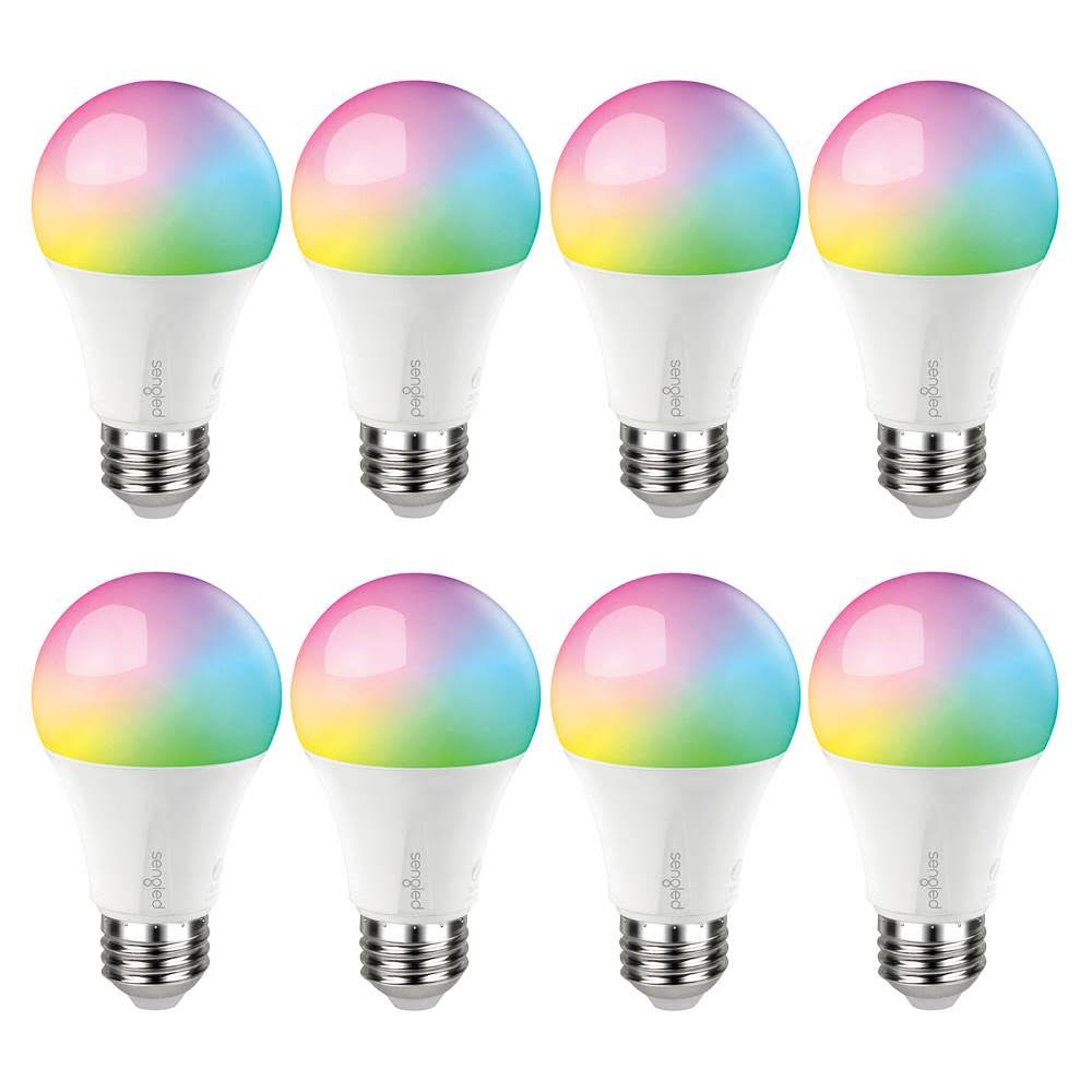 Sengled A19 Add-On Smart LED Light Bulb 8-Pack Multicolor