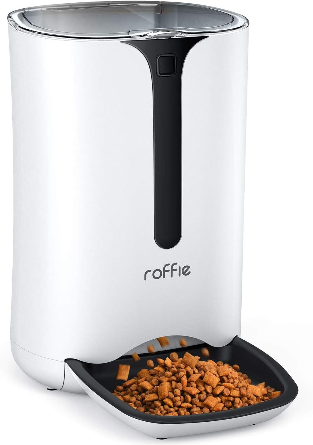 Roffie Automatic Cat Feeder with Timer Schedule Feature 7L Cat Food Dispenser with Portion Control and Voice Recorder for Healthy Feeding 4 Meals a Day Pack of 2