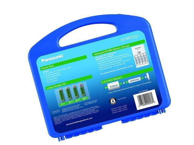 Panasonic Kj17mcc82a Eneloop Power Pack, 8AA, 2AAA, 2 C Adapters, 2 D Adapter...