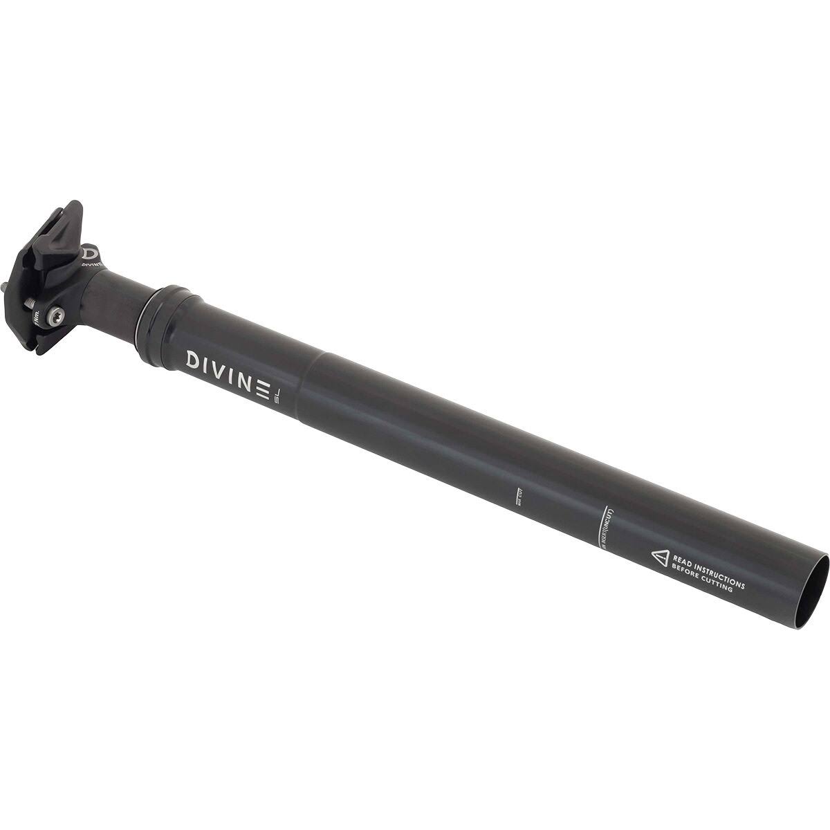 Bike Yoke Divine Seatpost Without Remote (125) 31.6 x 397mm, Black - DIV125316