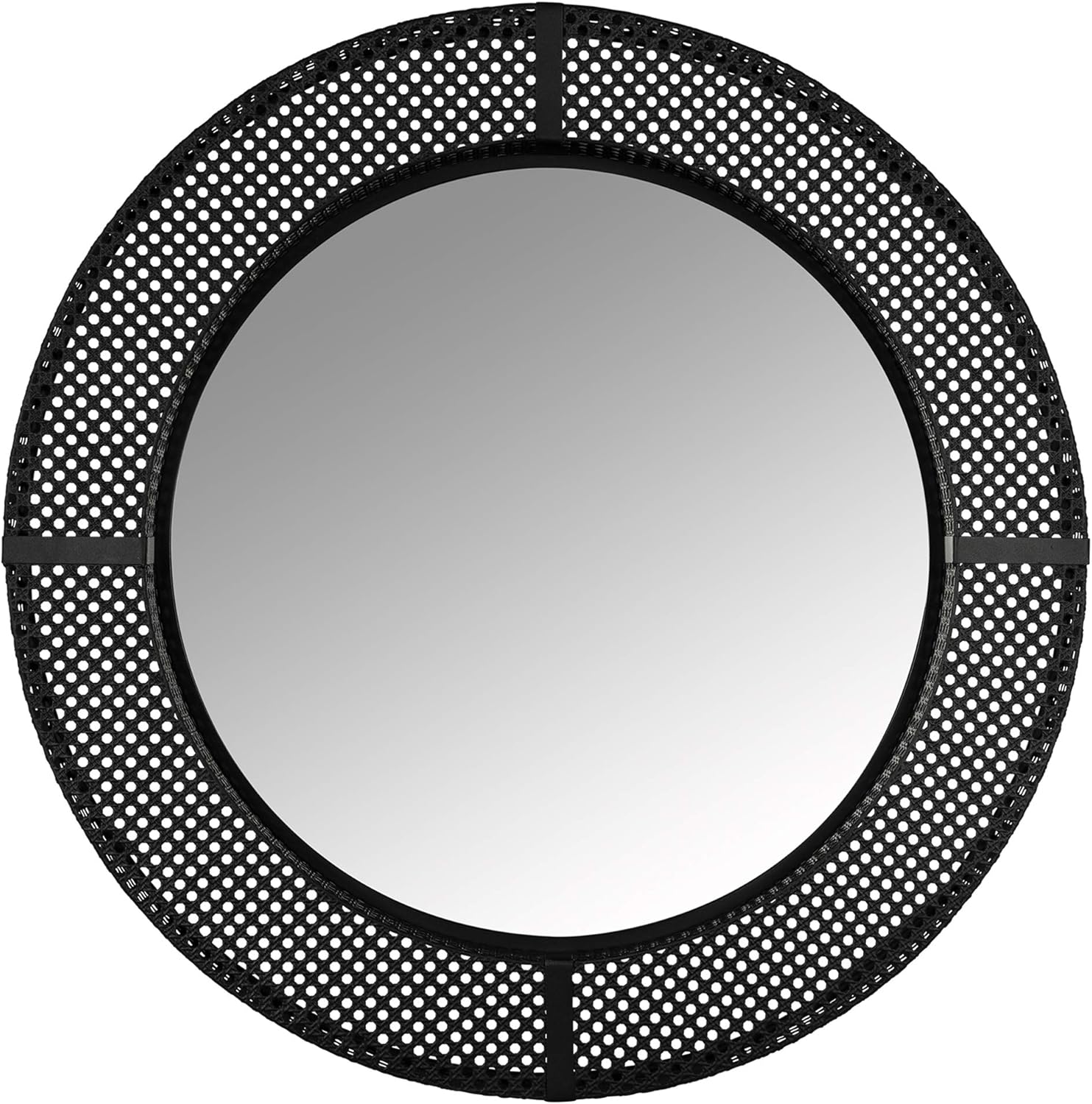 Stratton Home Decor S36848 Mirror, 31.50 X 2.76 X 31.50, Black