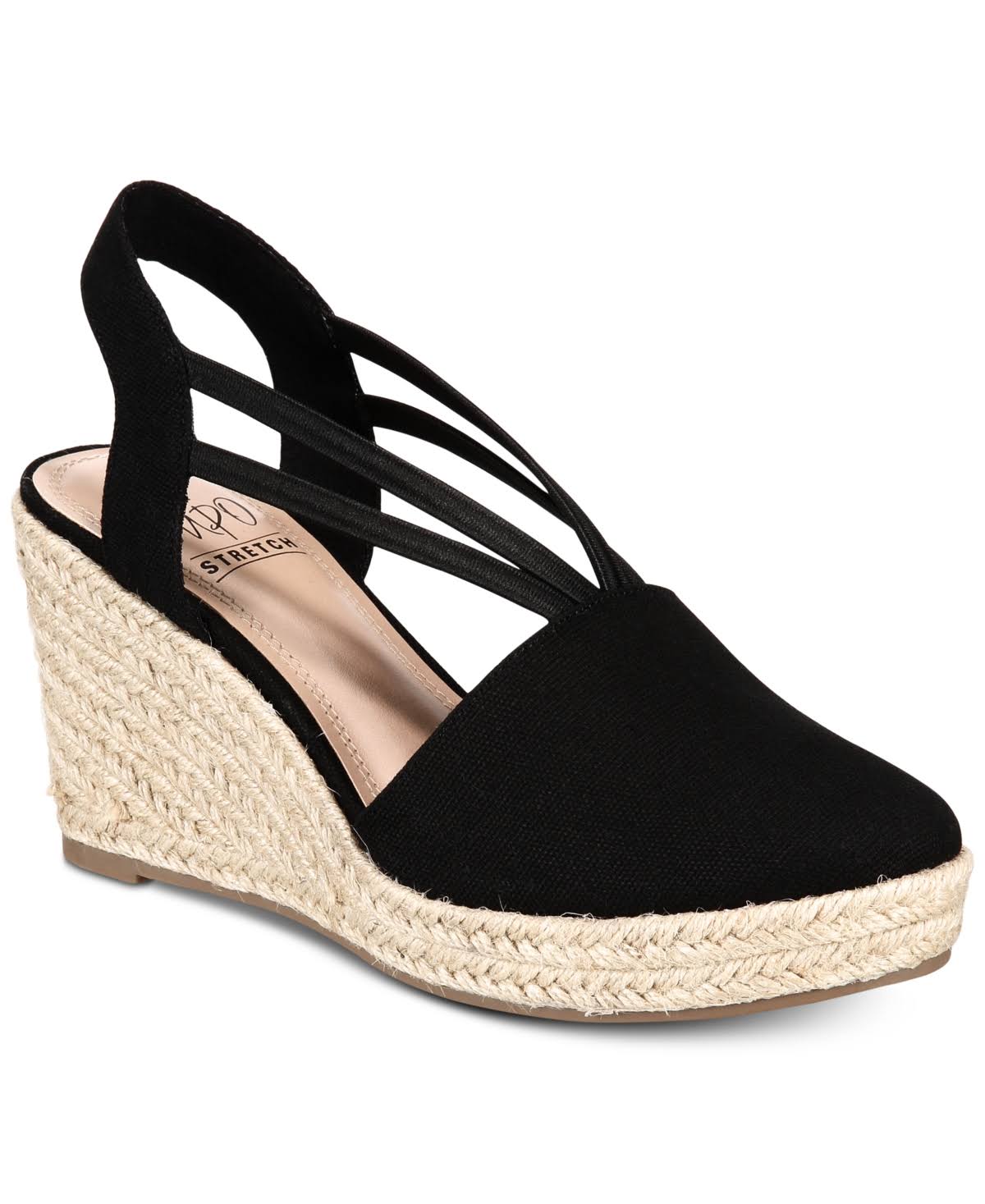 Impo Black Taedra Stretch Wedges