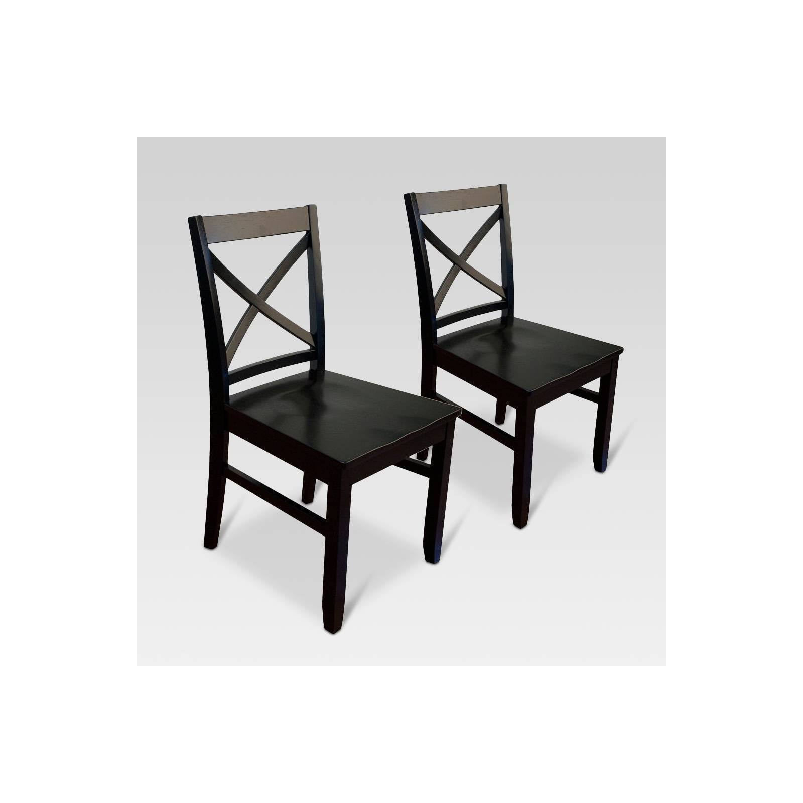 Carey Dining Chair Black Set of 2 Threshold