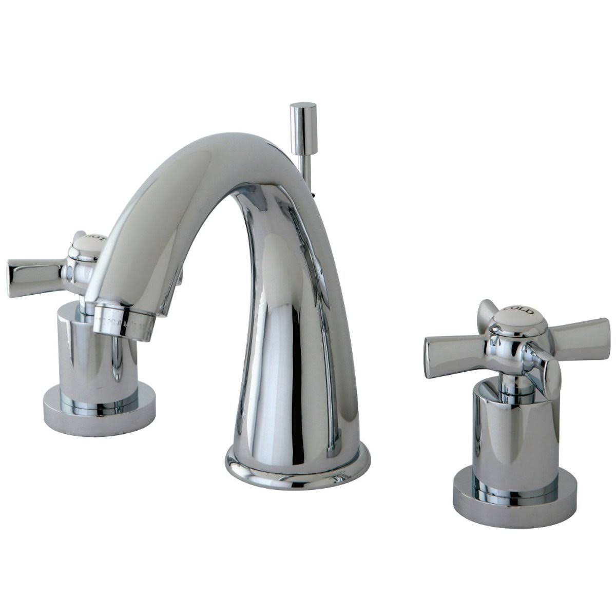 Kingston Brass KS2960ZX 8 in. Widespread Bathroom Faucet, Matte Black