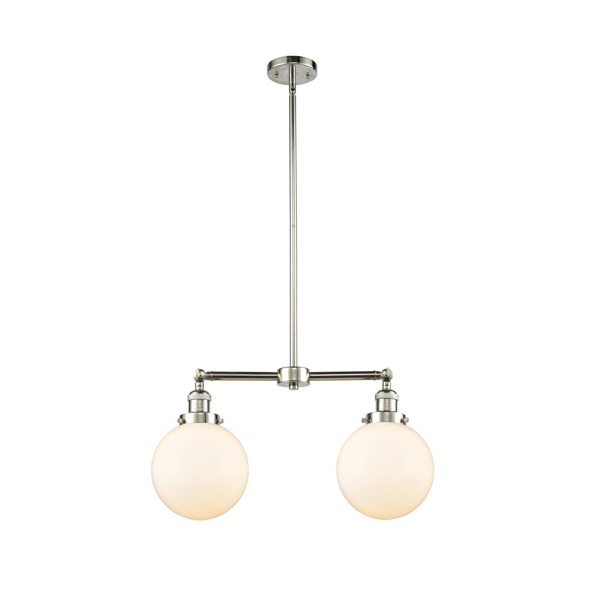 Innovations Lighting 209-PN-G201-8 2 Light Beacon 25 inch Chandelier