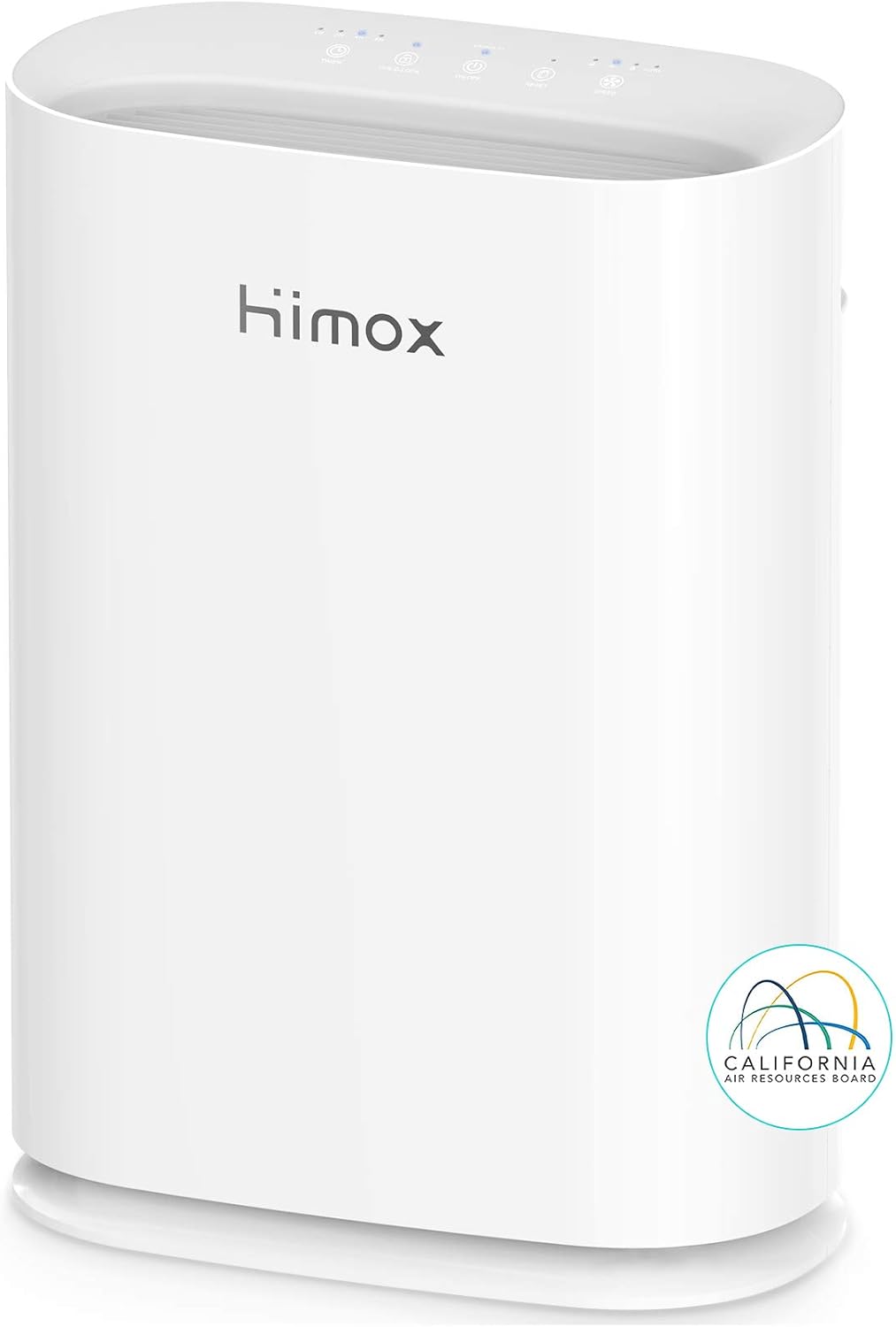 HIMOX H05 Large Room Air Purifier for COVID 1500 Sq Ft Coverage with High Precision Automatic Sensors, 5 in 1 Medical Grade H13 HEPA Carbon Filter, 99.99% Removal of Allergies Bacteria Dust Smoke Odors for Living Room, No Ozone