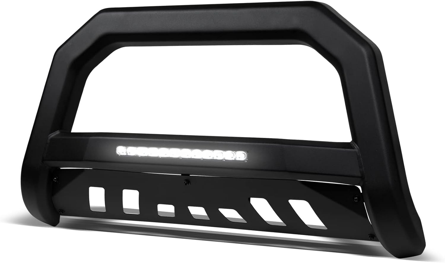 Armordillo USA 8705469 Art Series LED Bull Bar - Matte Black Fits 2009-2018 Dodge Ram 1500 / 2019-2022 Classic