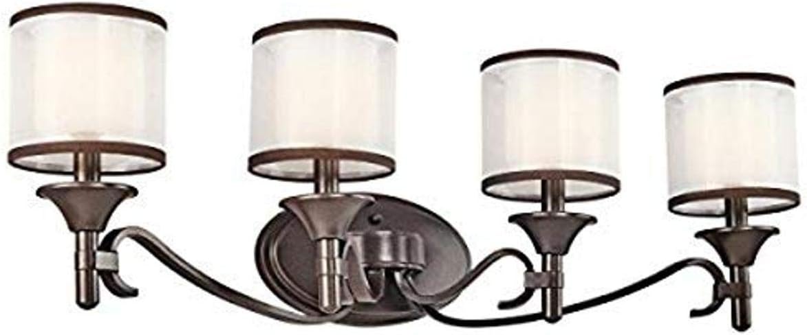 Kichler 45284AP Lacey Bath 4-Light, Antique Pewter