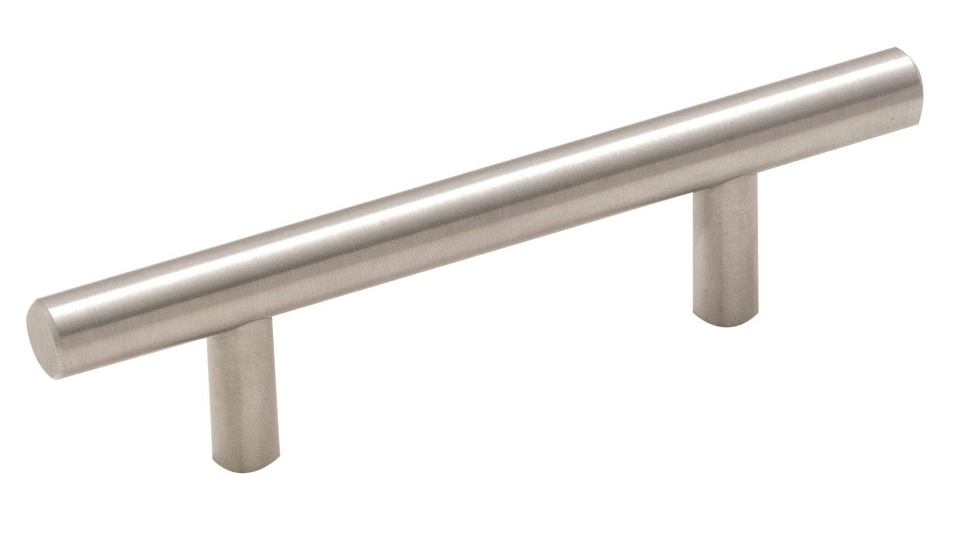 Amerock 25BX19010CSG9 Bar Pulls 3 in (76 mm) Center-to-Center Sterling Nickel Cabinet Pull - 25 Pack