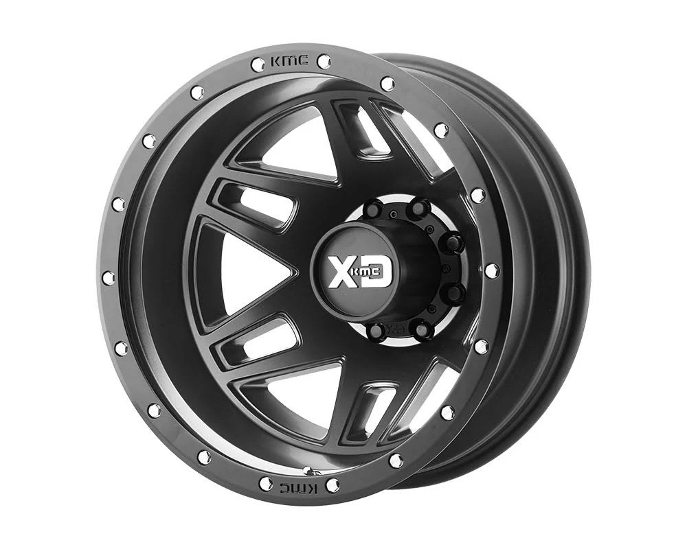 XD Series Xd130275907142 XD130 Machete Dually Wheel 20x7.5 8x8x165.1 +142mm Satin Black W/reinforcing Ring