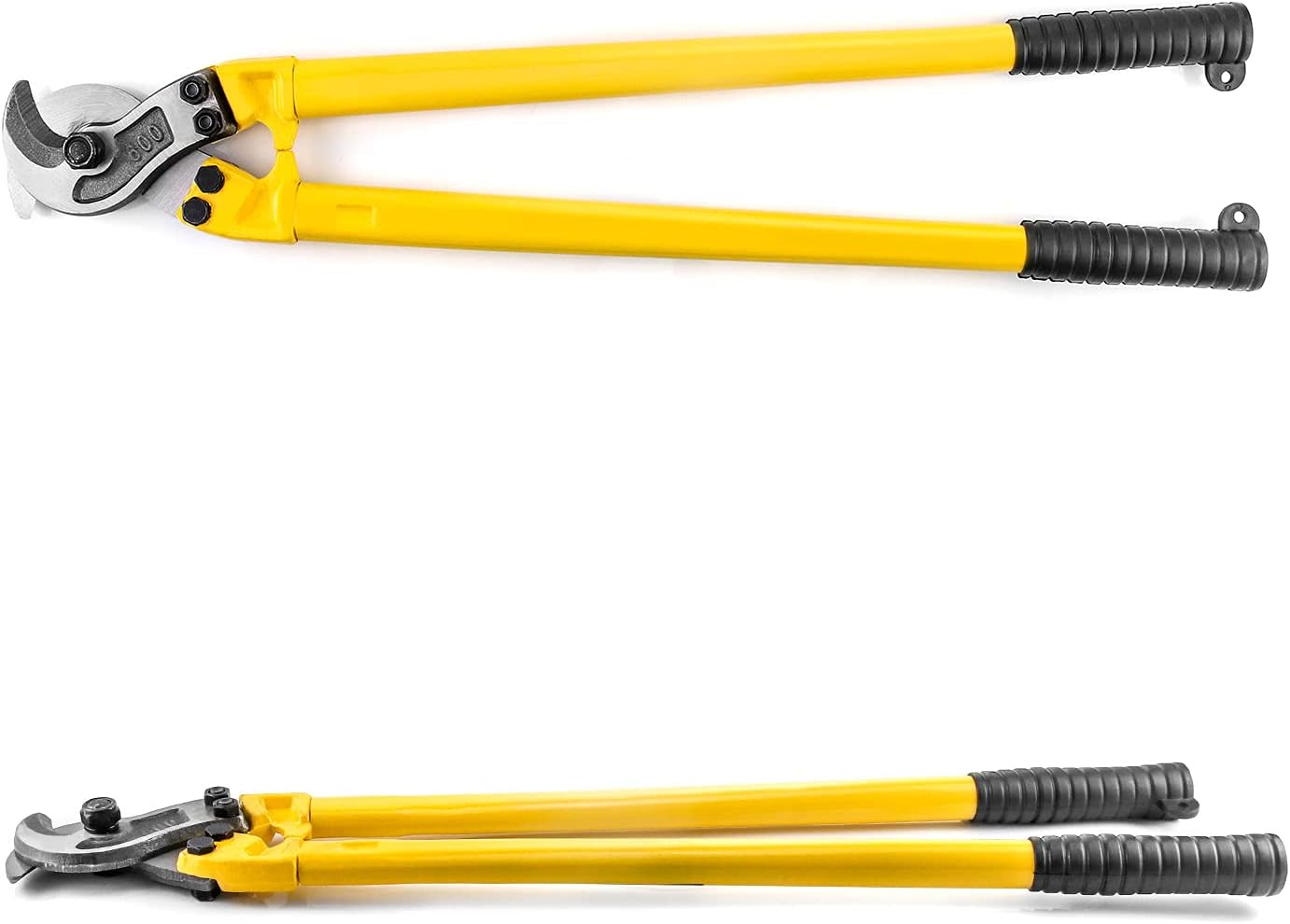 QWORK Cable Cutter, 24 Inch Stainless Steel Wire Rope Cutter for Cutting Steel Wire Pack of 2