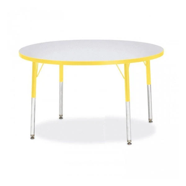 Jonti-Craft Ridgeline Round Activity Table Maple