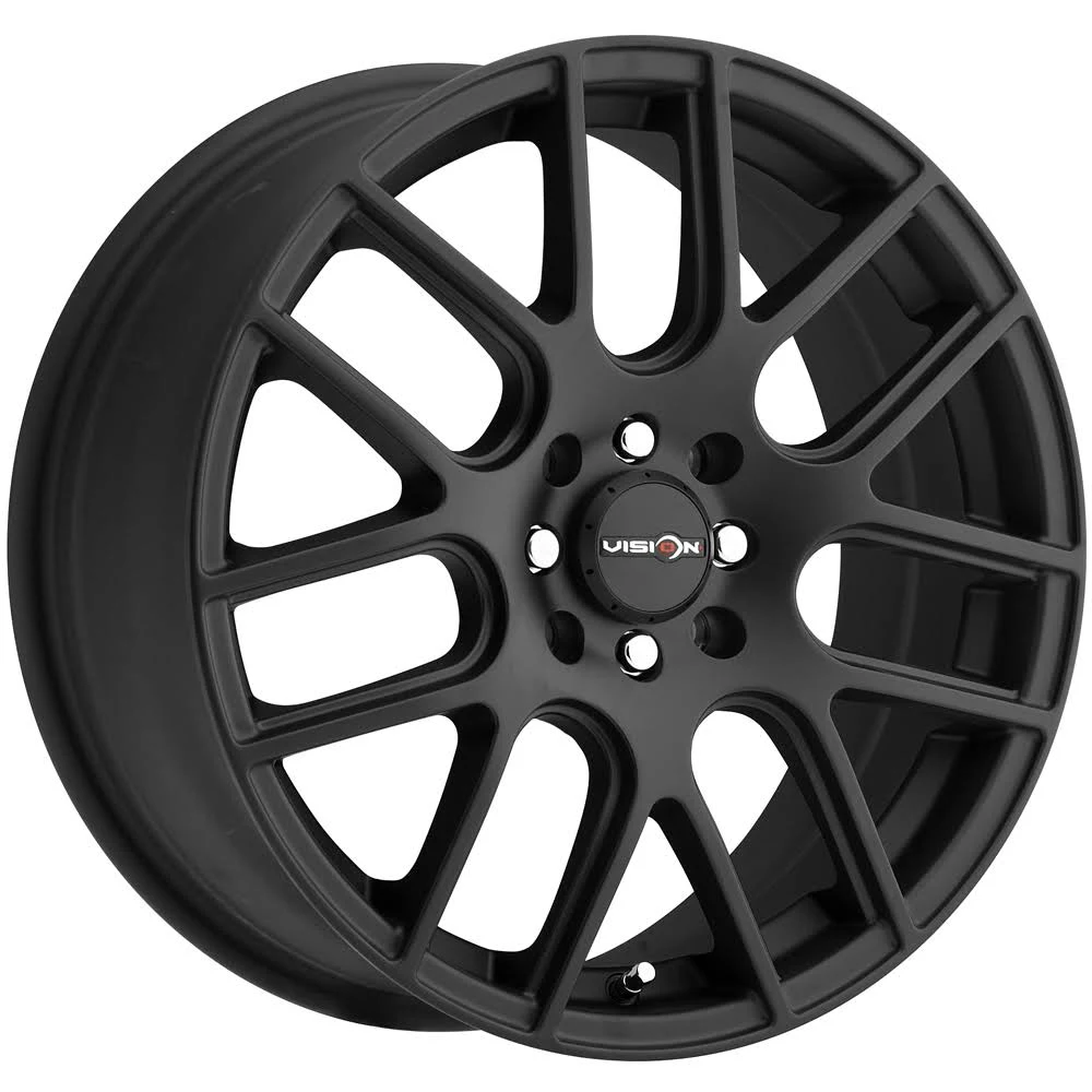 Vision 426 Cross Wheels in Matte Black - 426H5614MB38