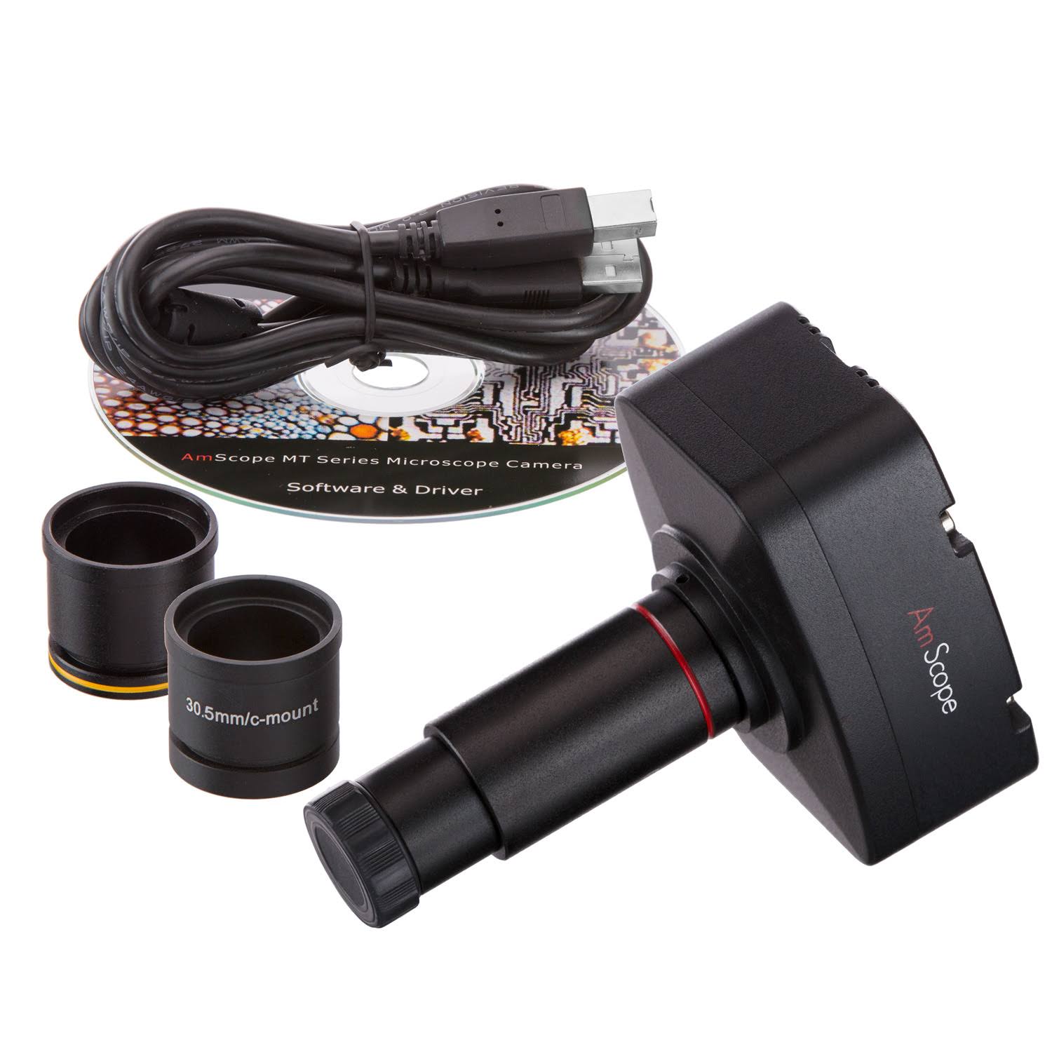 Amscope 5.0MP Microscope Digital Camera for Windows u0026 Mac Os New