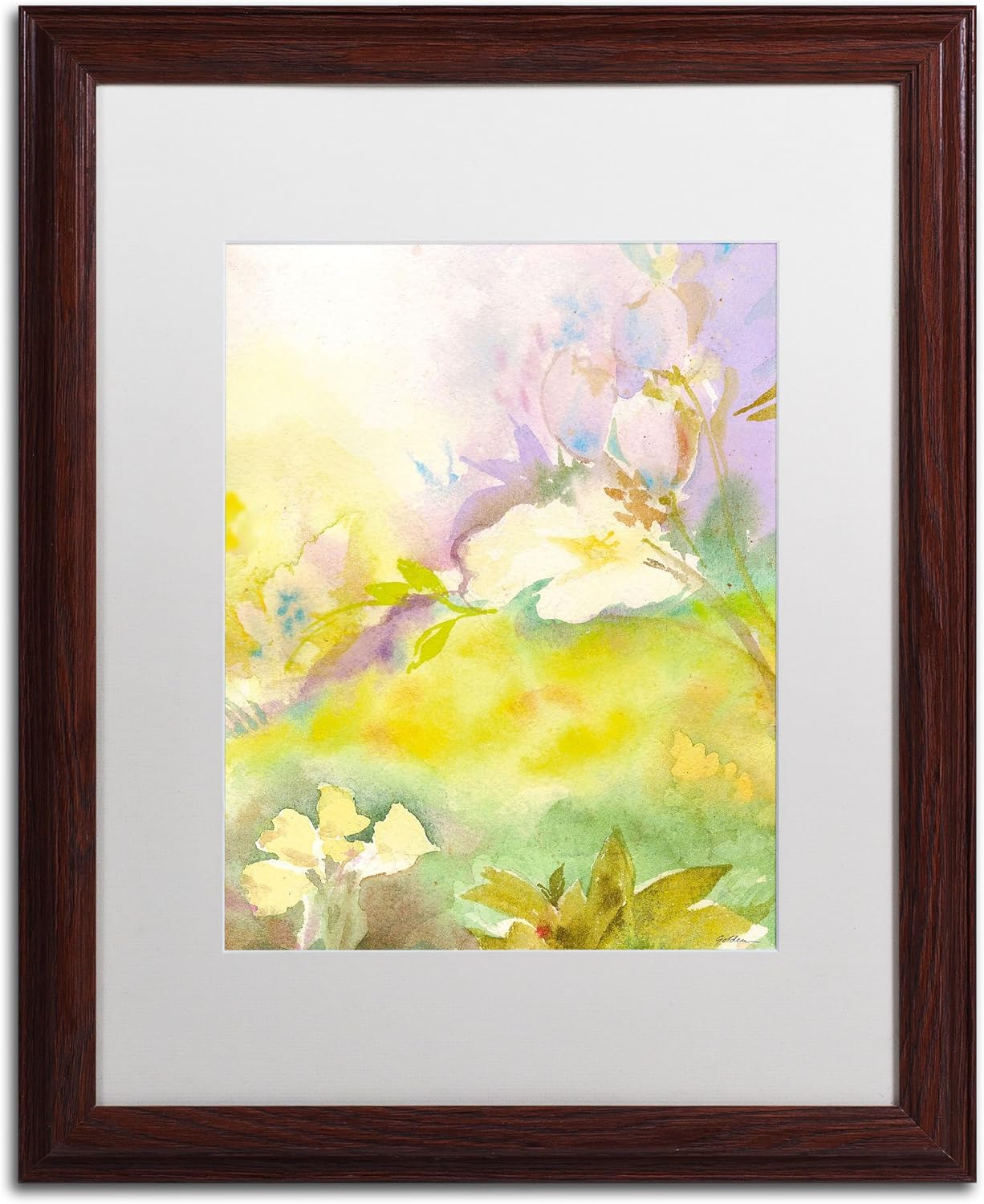 Enchanted Artwork by Sheila Golden Wood Frame, 16 by 20-Inch, White Matte Pack of 2