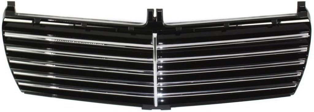 For Mercedes-Benz 190E Grille Assembly 1984-1993 | Insert | Plastic | Black | w/ 11 Moulding | (201) Chassis | Plastic | 2018880223