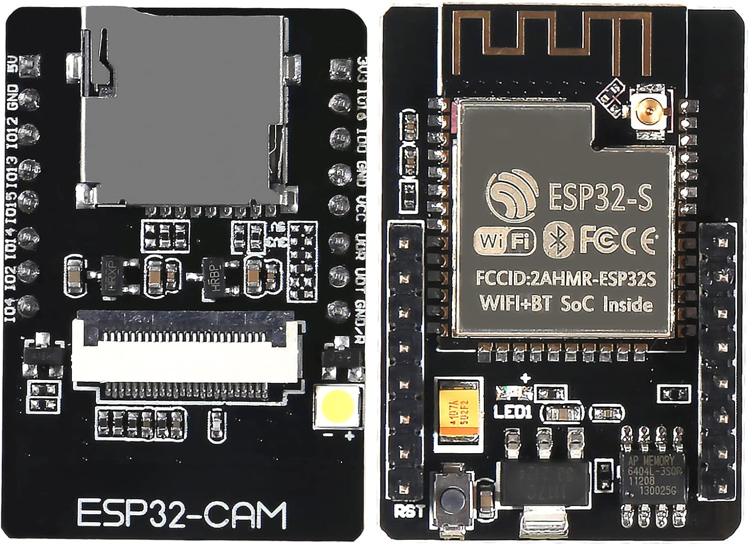 Ziihao ESP32-CAM WiFi Bluetooth Board ESP32-CAM-MB Micro USB to Serial Port CH340G with OV2640 2MP Camera Module Dual Mode (1PCS) Pack of 2