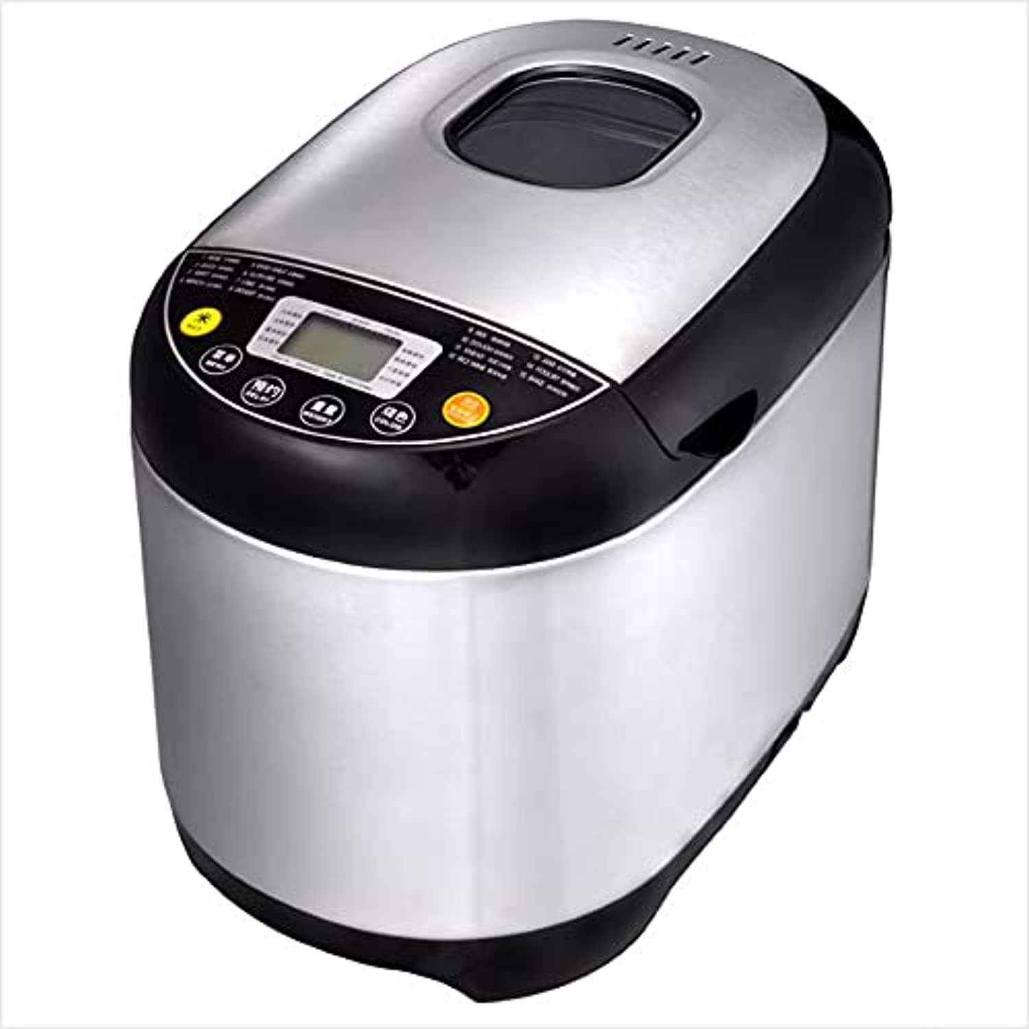 Ovente Electric Stainless Steel Bread Making Machine - Black
