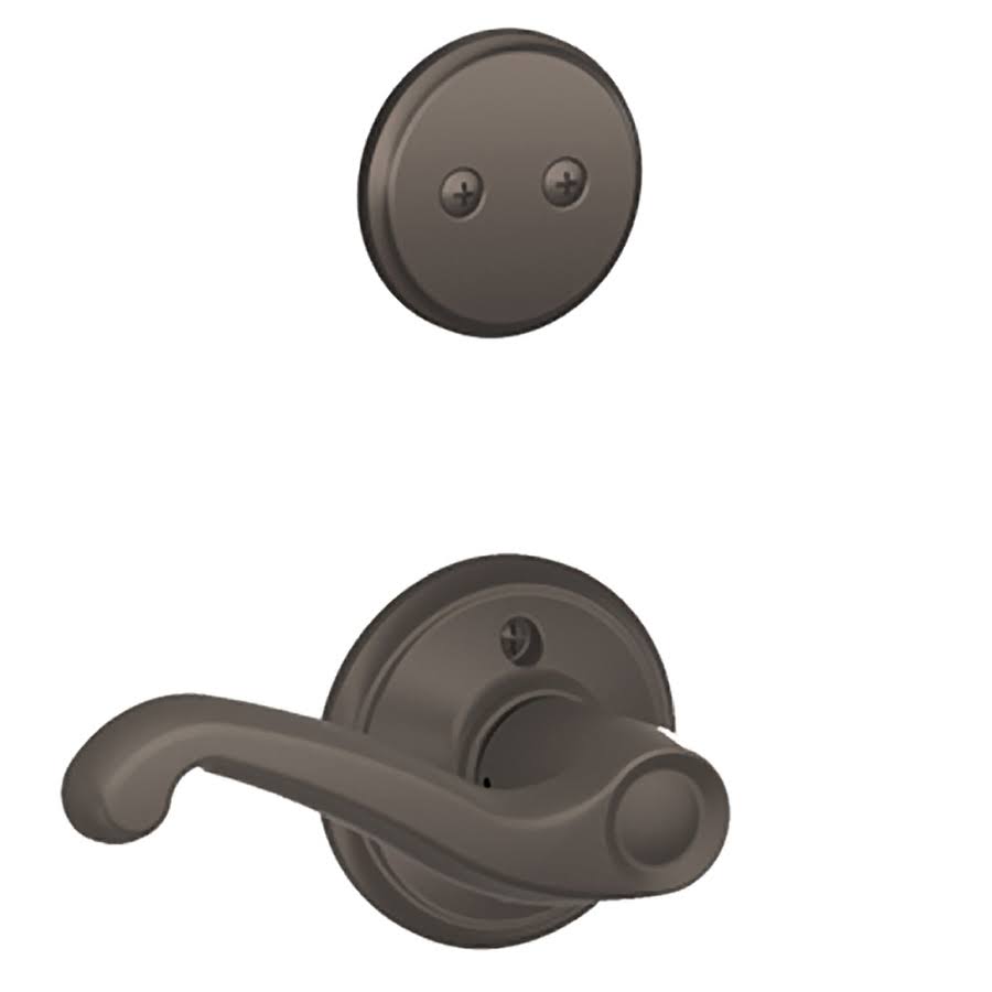 Schlage F94 Fla RH 613 Flair Lever Right Handed Dummy Interior Pack, Oil Rubbed Bronze