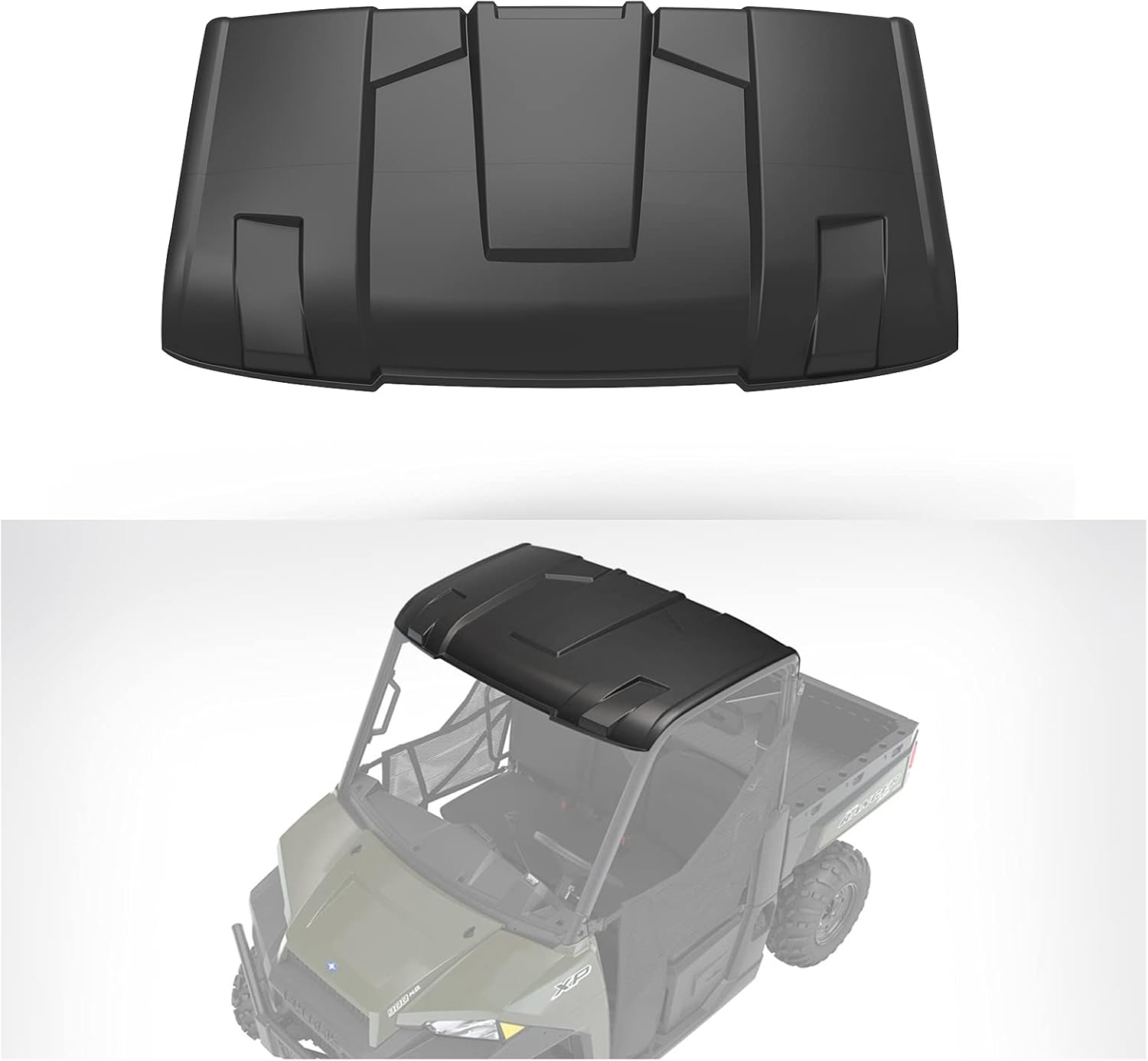 A & UTV PRO Ranger XP 1000 Roof, Plastic Hard 3-Seat Sport Top Roof Compatible with 2013-2022 Polaris Ranger Full Size XP 570/900 / 1000, Replace OEM #2882911