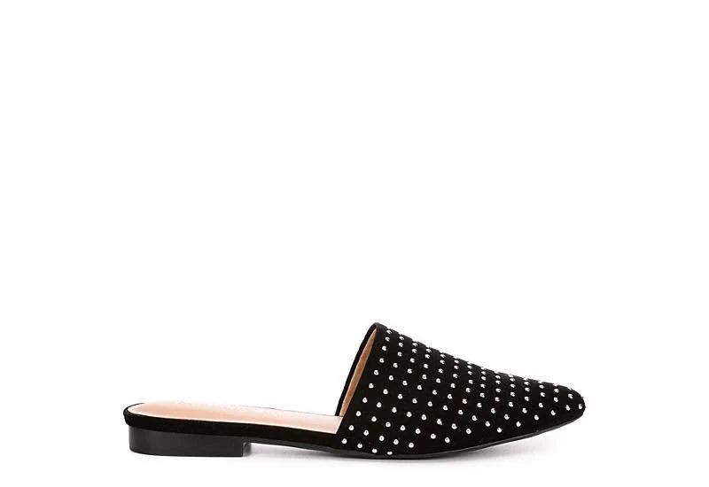 Madden Girl Tania Studded Mules - Black