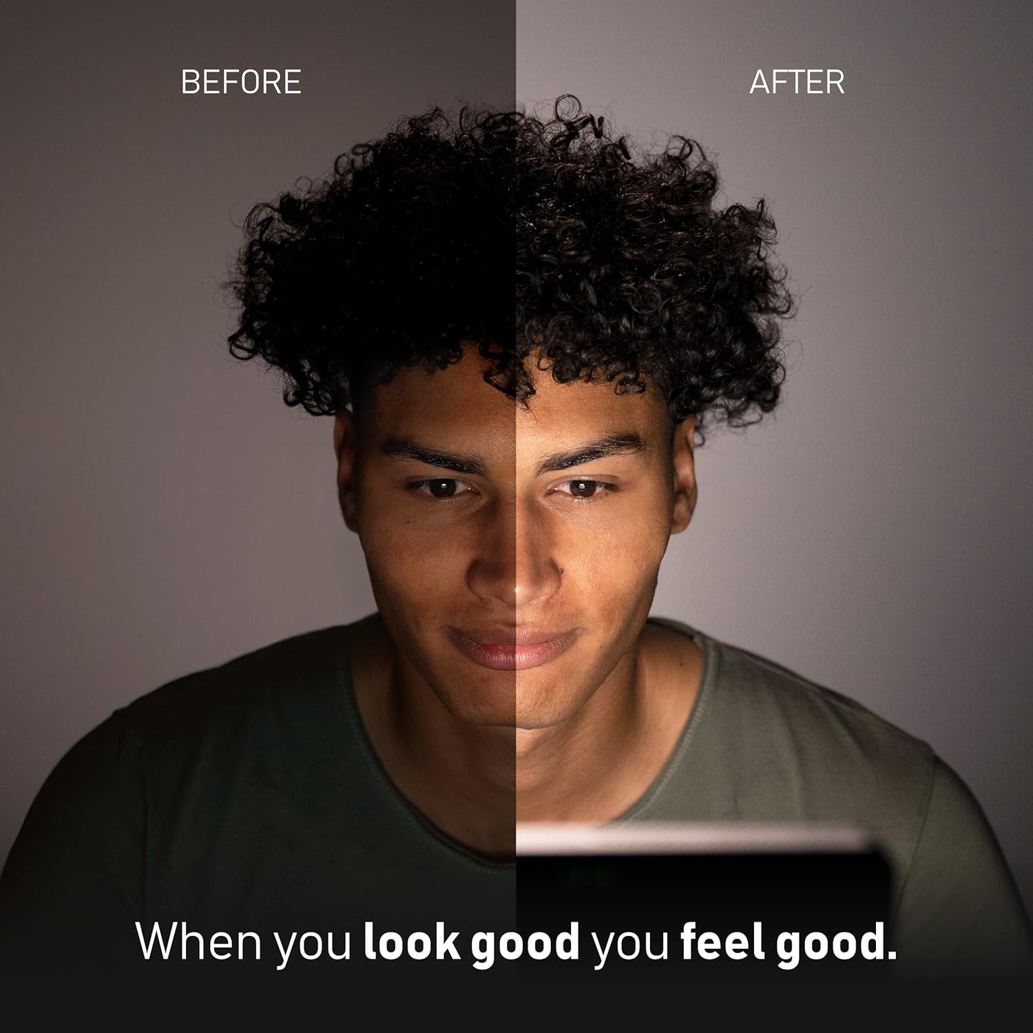 FUSE MRK1 Portable Webcam Light Kit | Magnetic Edge-Lit Adjustable Color for Video Conferencing, Streaming and Videography | USB-C Built-in Battery, Monitor Mount, Desk Stand for Zoom on Mac and PC