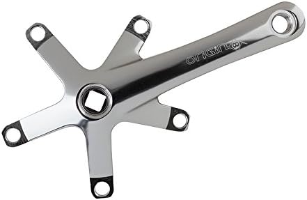 Origin8 Triple Alloy Crankarms, Silver Pack of 2
