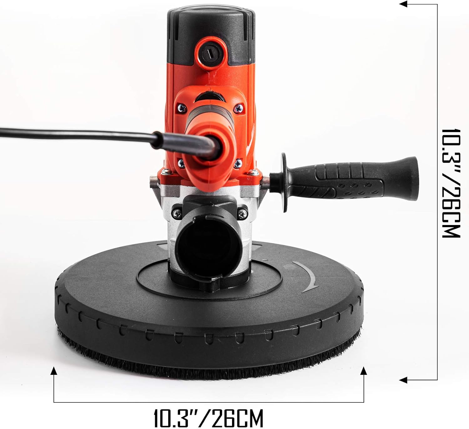 Mophorn Drywall Sander 1200W, Automatic Vacuum System Electric Drywall Sander,Variable Speed 1200-2500RPM, with a Carry Vacuum Bag,6 pcs Sanding Discs,Dust Collection System