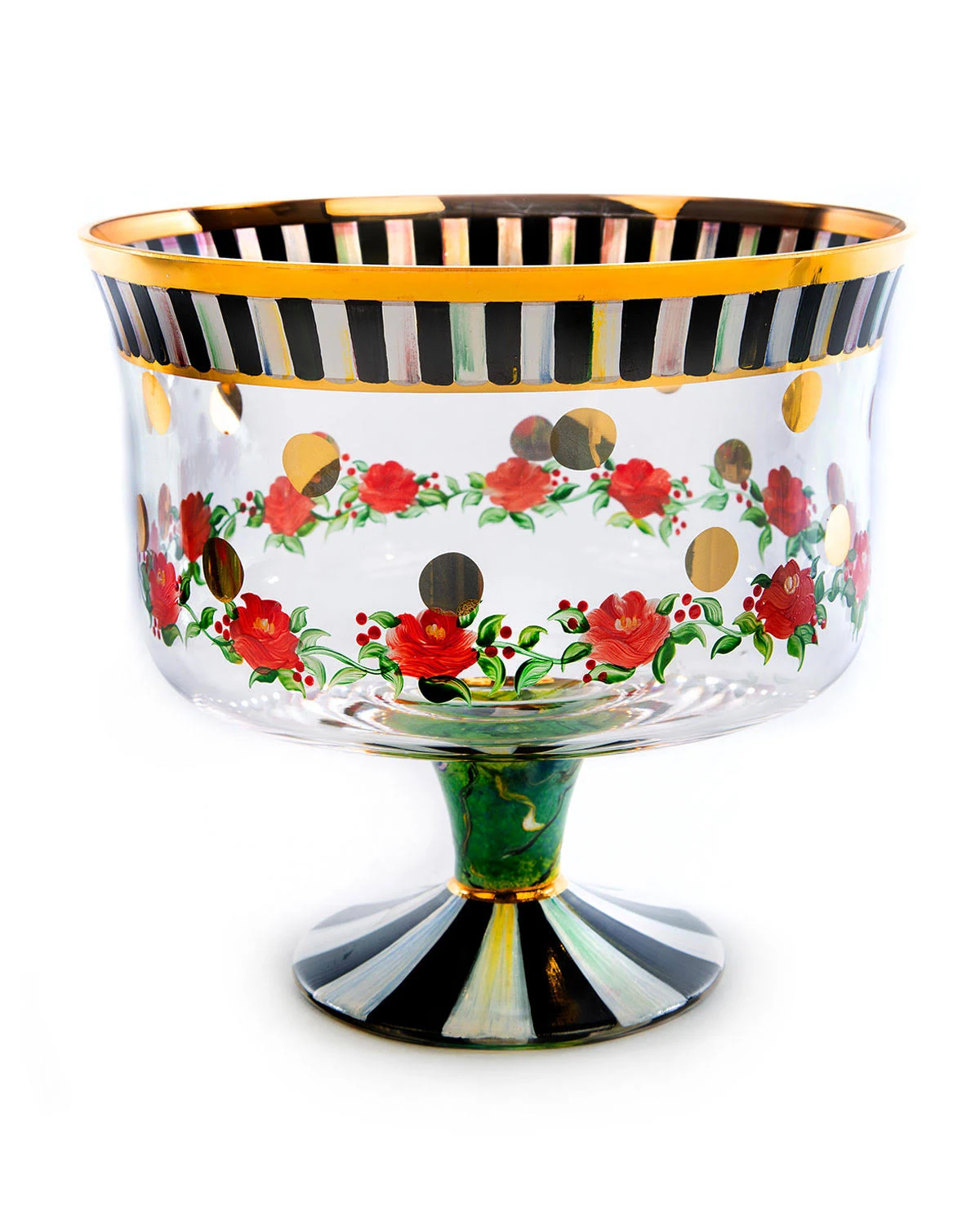 MacKenzie-Childs Heirloom Trifle Bowl