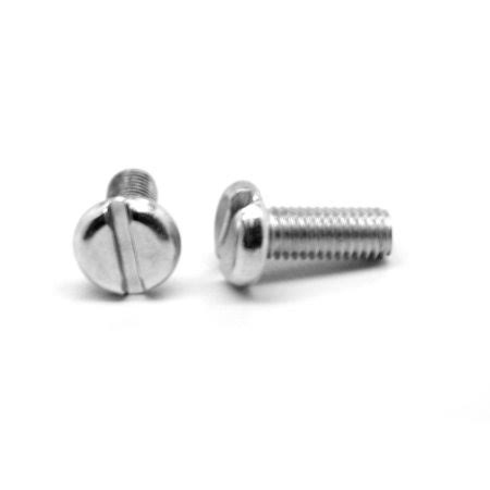 #6-32 x 1/4 Coarse Thread Machine Screw Slotted Binder Head Undercut Stainless Steel 18-8 Pk 5000