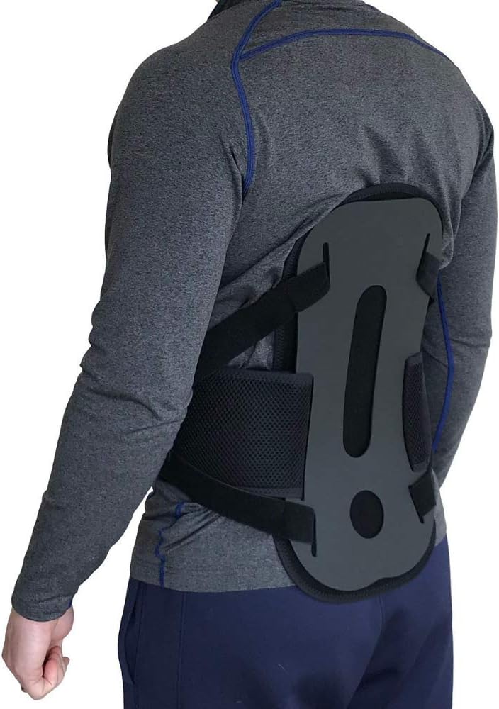 Restorative Medical Lumbar Support Back Brace | Adjustable,Immediate Pain Relief for Lower Back Pain, Breathable Supportive, and Corrective Brace (X-Large)