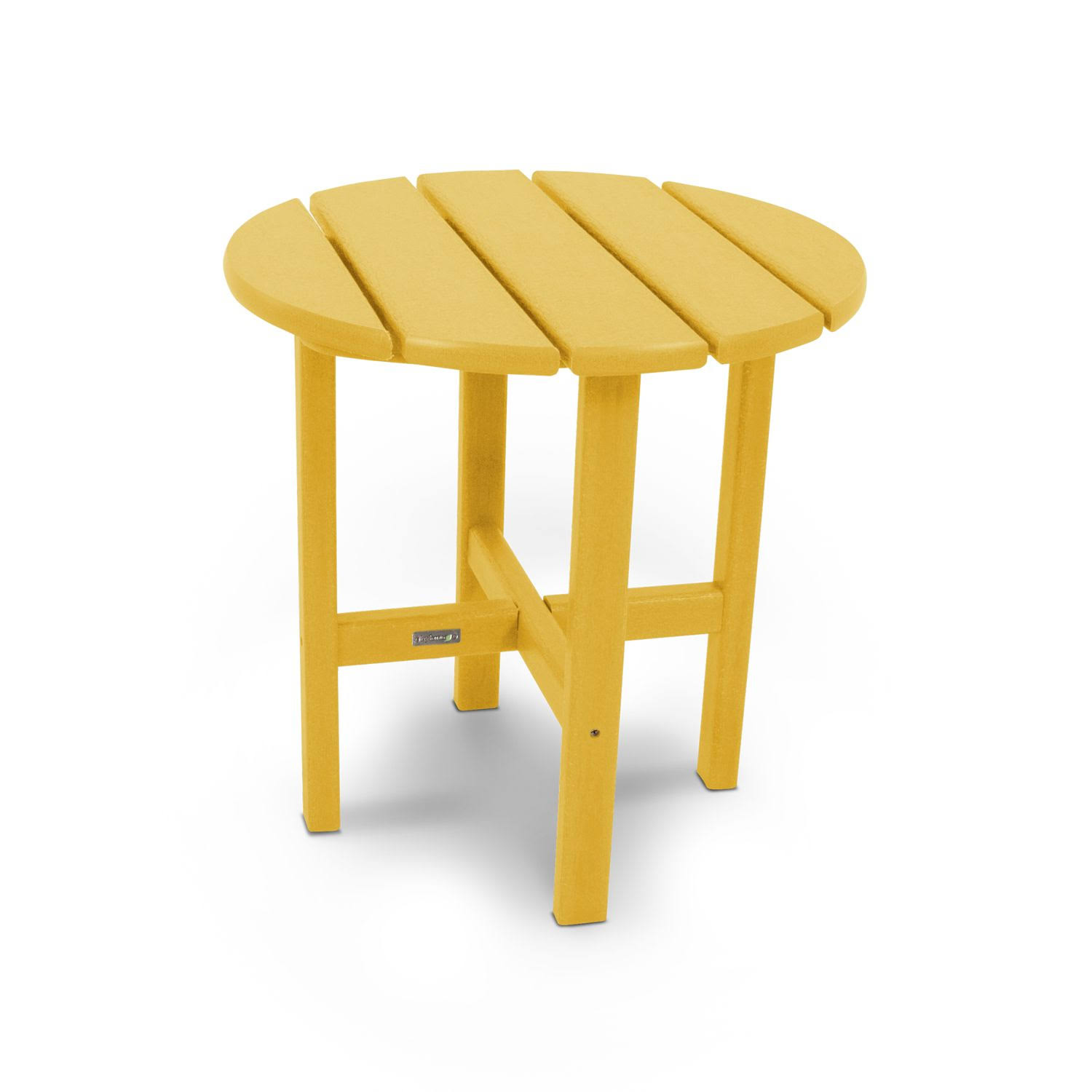 18x22 Round Side Table by Ivy Terrace Lemon