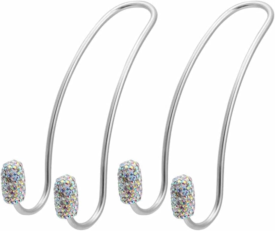 QWZYP 2 Pack Universal Seat Back Organizers Car Headrest Bag Hangers Strong Durable Auto Back Seat Storage Hooks (Color : B)