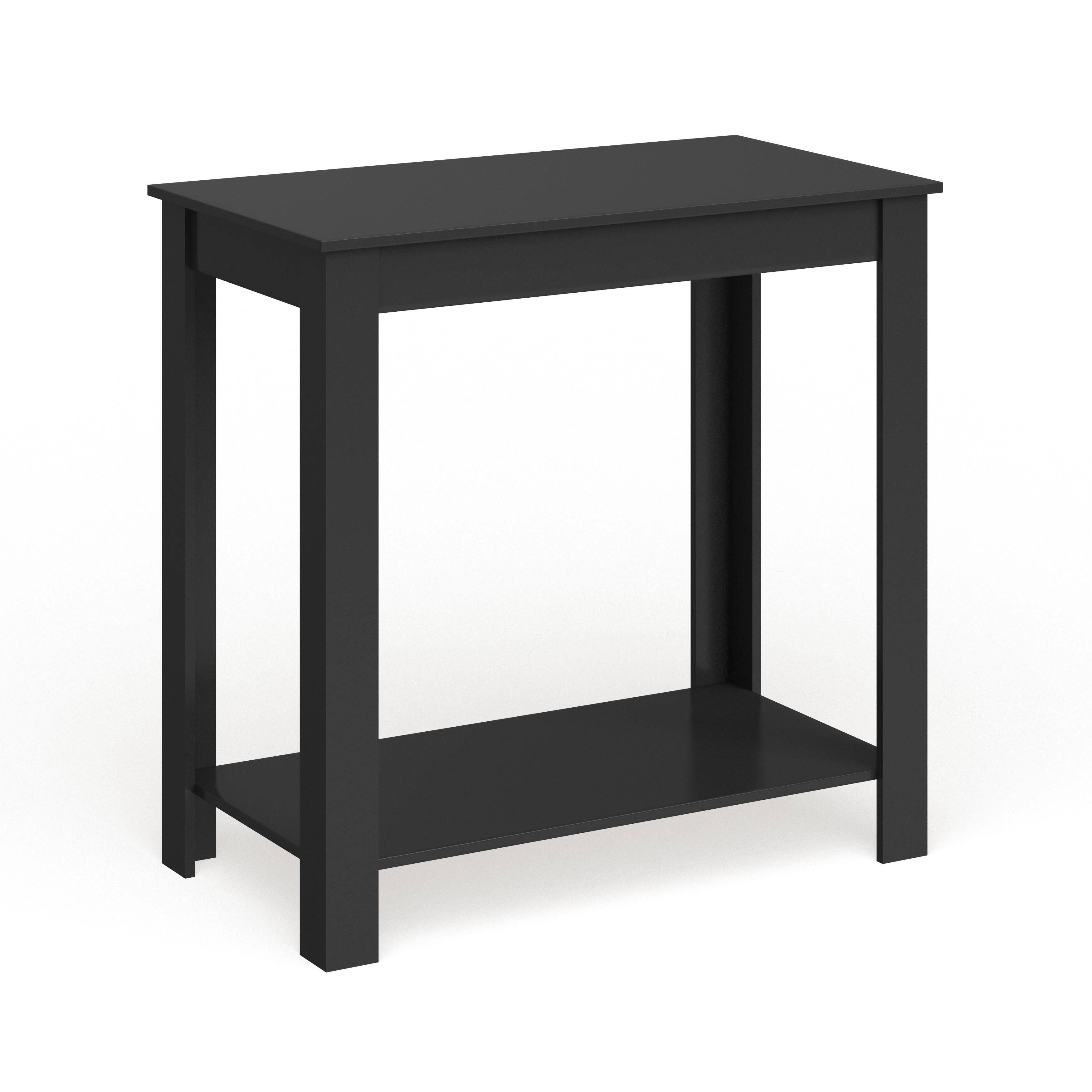Copper Grove Harwood Chairside End Table (Black)