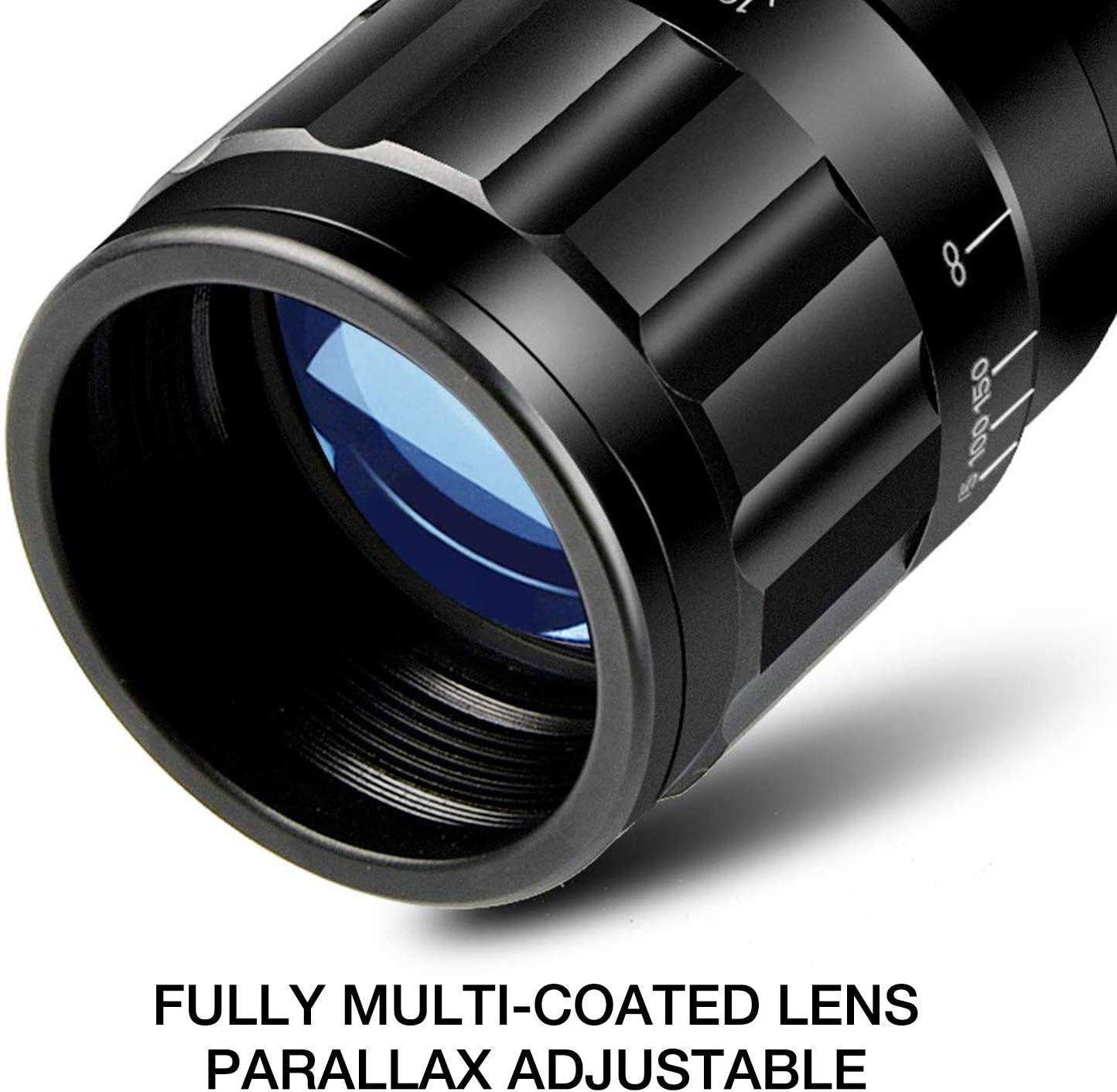 CVLIFE 4-16x44 Tactical Rifle Scope Red and Green Illuminated Built with Locking Turret Sunshade and Scope Mount Included