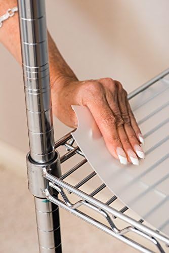 Shelf Liners for Wire Shelf Liner Set of 4 - Frosted Clear (24-Inch-by-48-Inch) Pack of 2