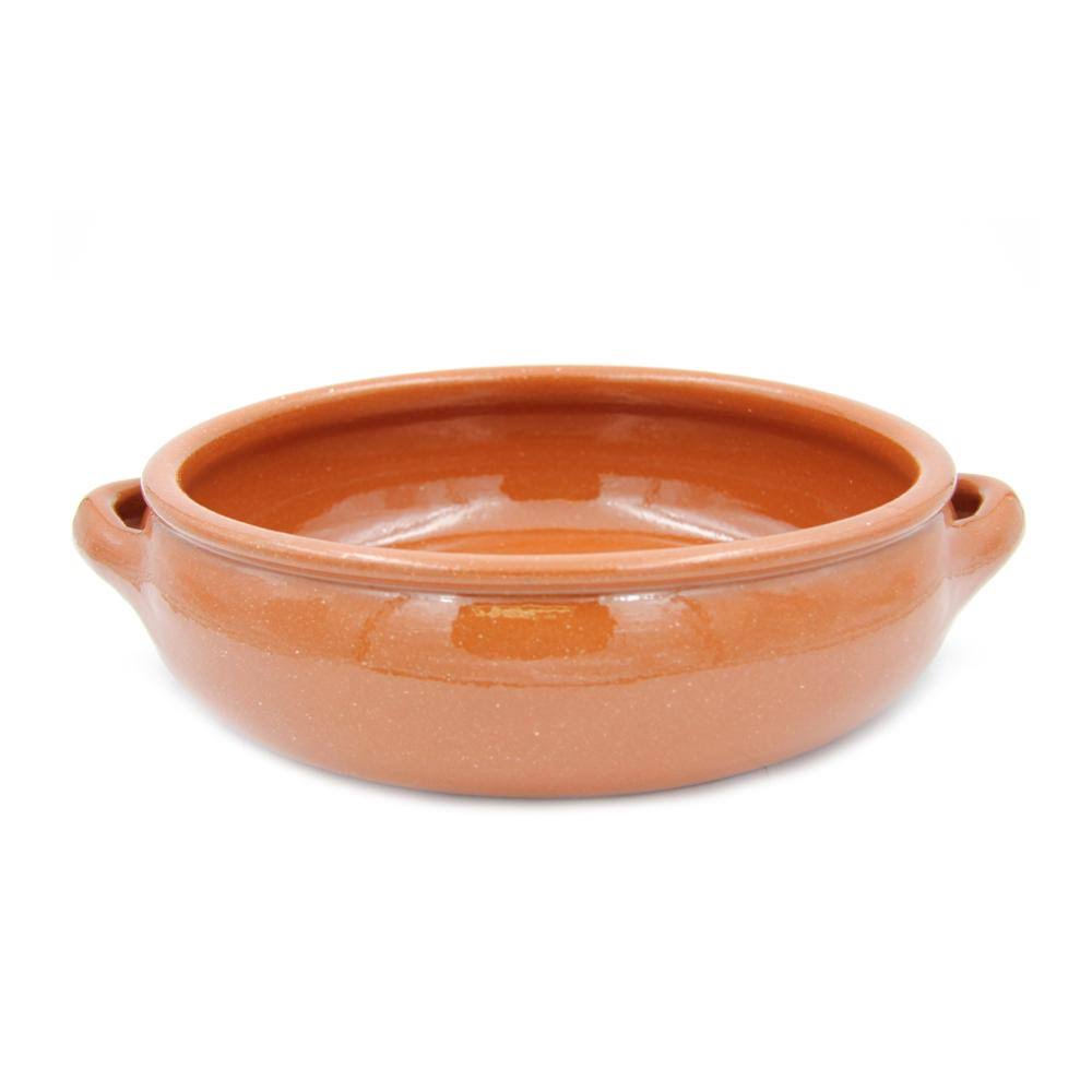 Traditional Portuguese Vintage Clay Terracotta Cooking Pot Cazuela