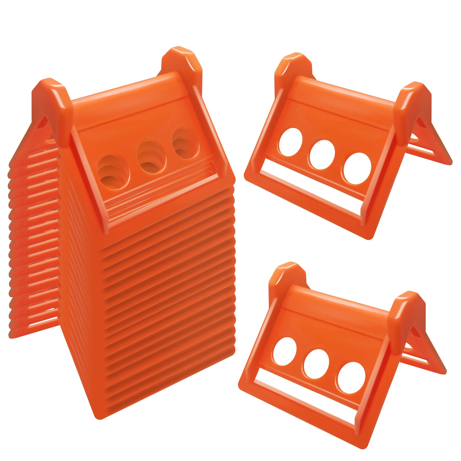 20 Pack Flatbed Edge Protectors for Cargo Loads, V Shaped Corner Protectors for Shipping, Tie Down Straps Protectors to Protect Cargo Edges