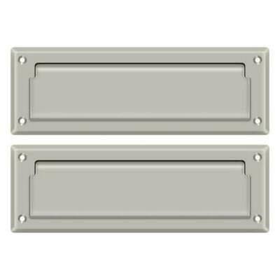 Deltana MS627U15 Mail Slot with Back PLATE, Satin Nickel
