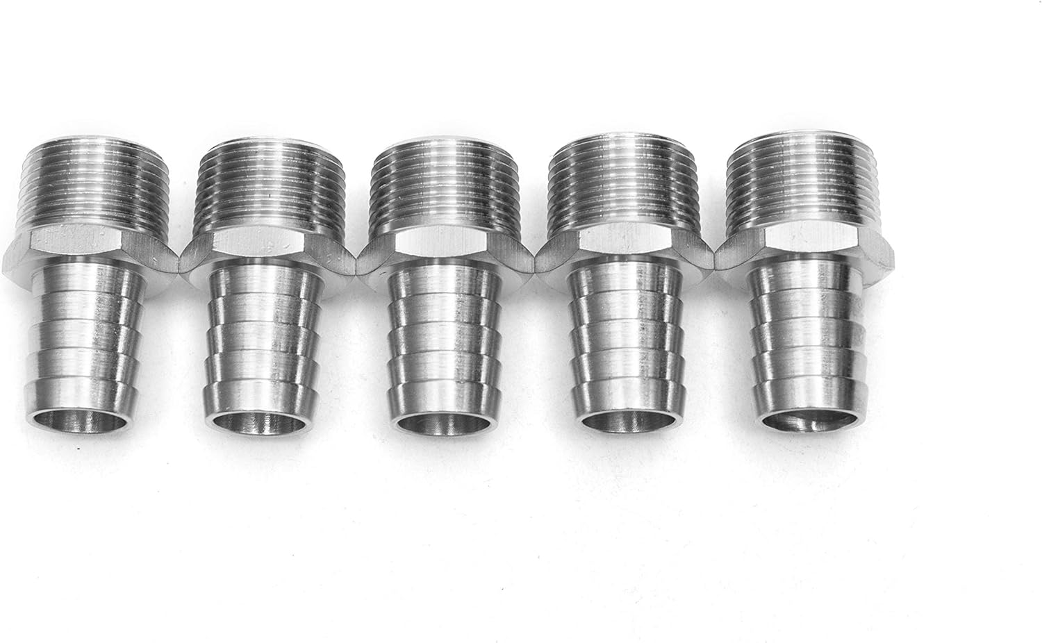 LTWFITTING Stainless Steel 316 Barb Fitting Coupler/Connector 3/4