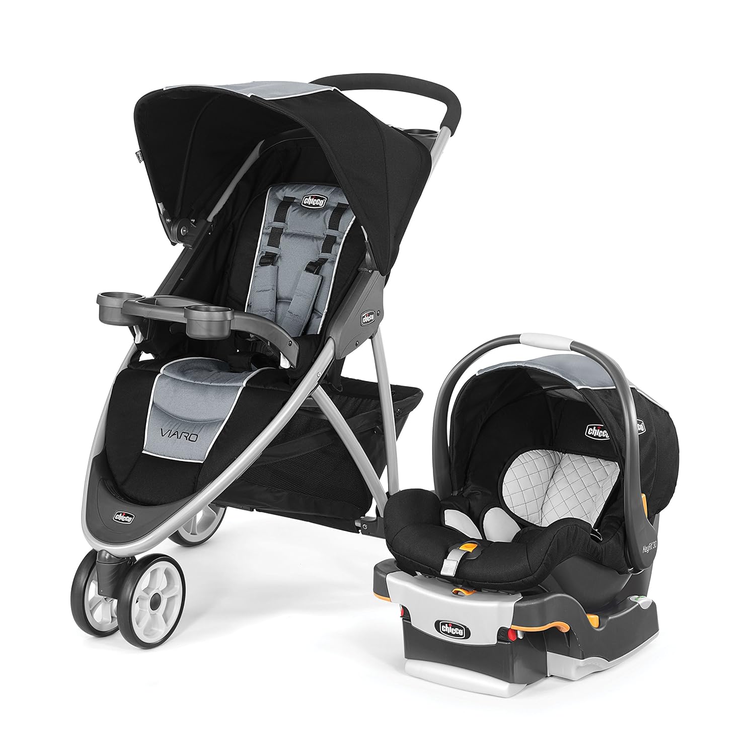 Chicco Viaro Travel System - Black
