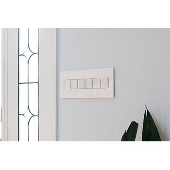 Legrand AWP6GNK1 Black Ink, 6-Gang Wall Plate