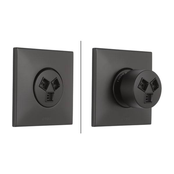 Brizo T84913-BL HydraChoice Square Body Spray TRIM, Matte Black