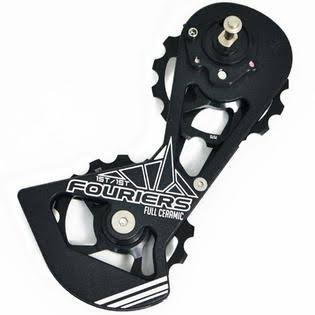 Fouriers Full Ceramics Derailleur Cage w/ Pulley Drivetrain for SRAM Red , Black