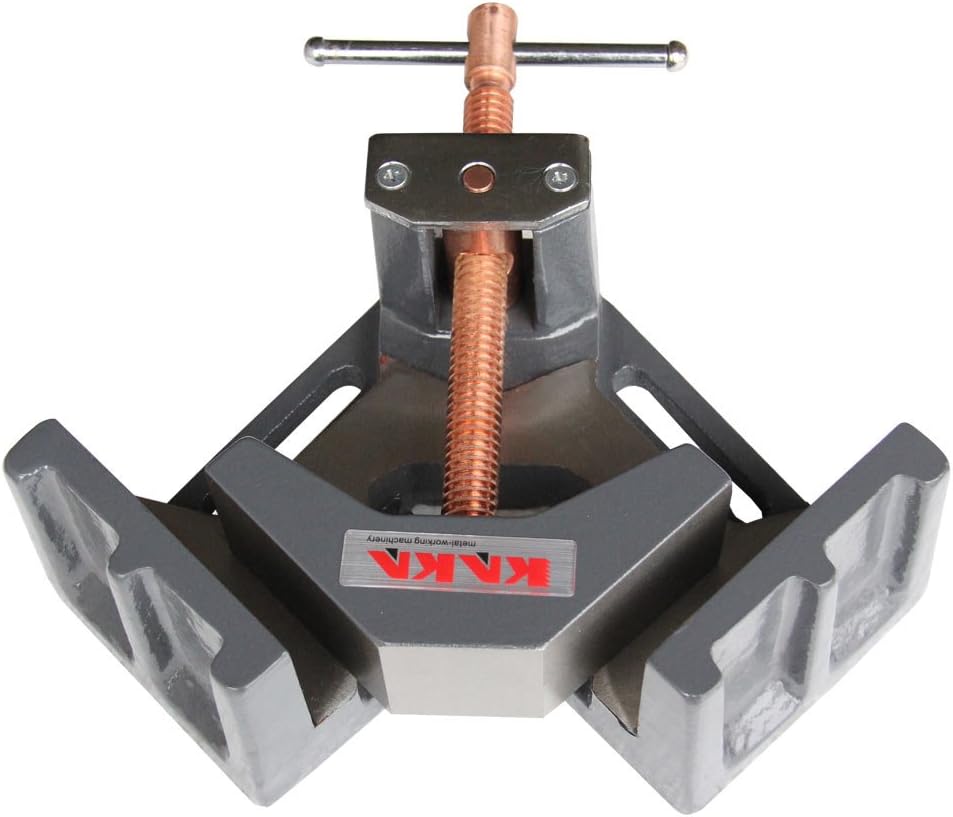KAKA AC-60 Angle Clamp, Light-Weight, Easy Operation Angle Clamp Vice, Solid Construction, 90 Degree Welding Angle Clamp