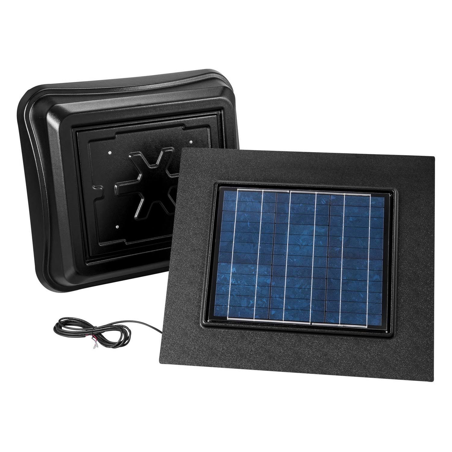 Broan 345RSOBK Solar Powered Remote Mount Black Attic VENTILATOR