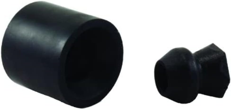 JR Products 10665 Low Profile Bumper Door Holder , Black