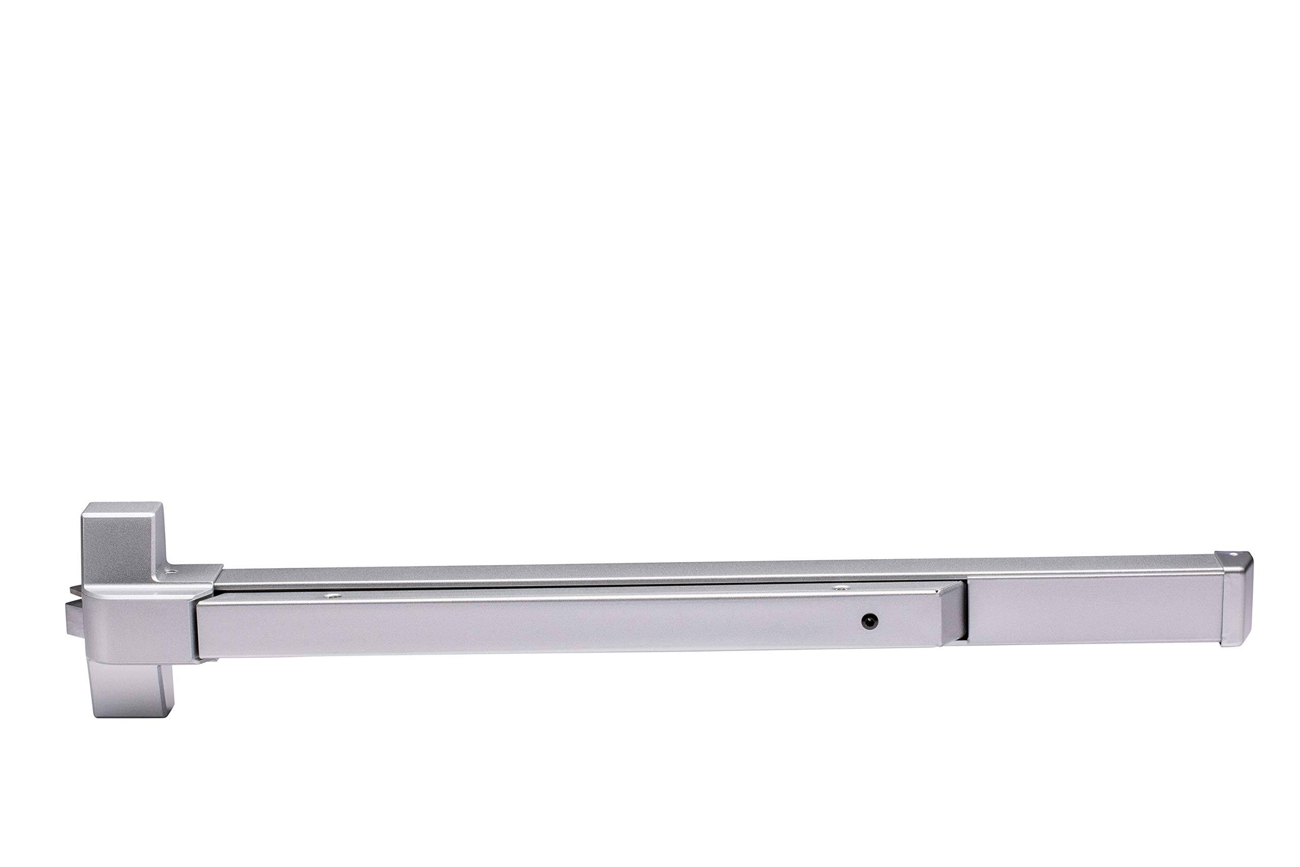 Grade 2 Rim Surface Exit Device in Stainless Steel for 48 inch Doors