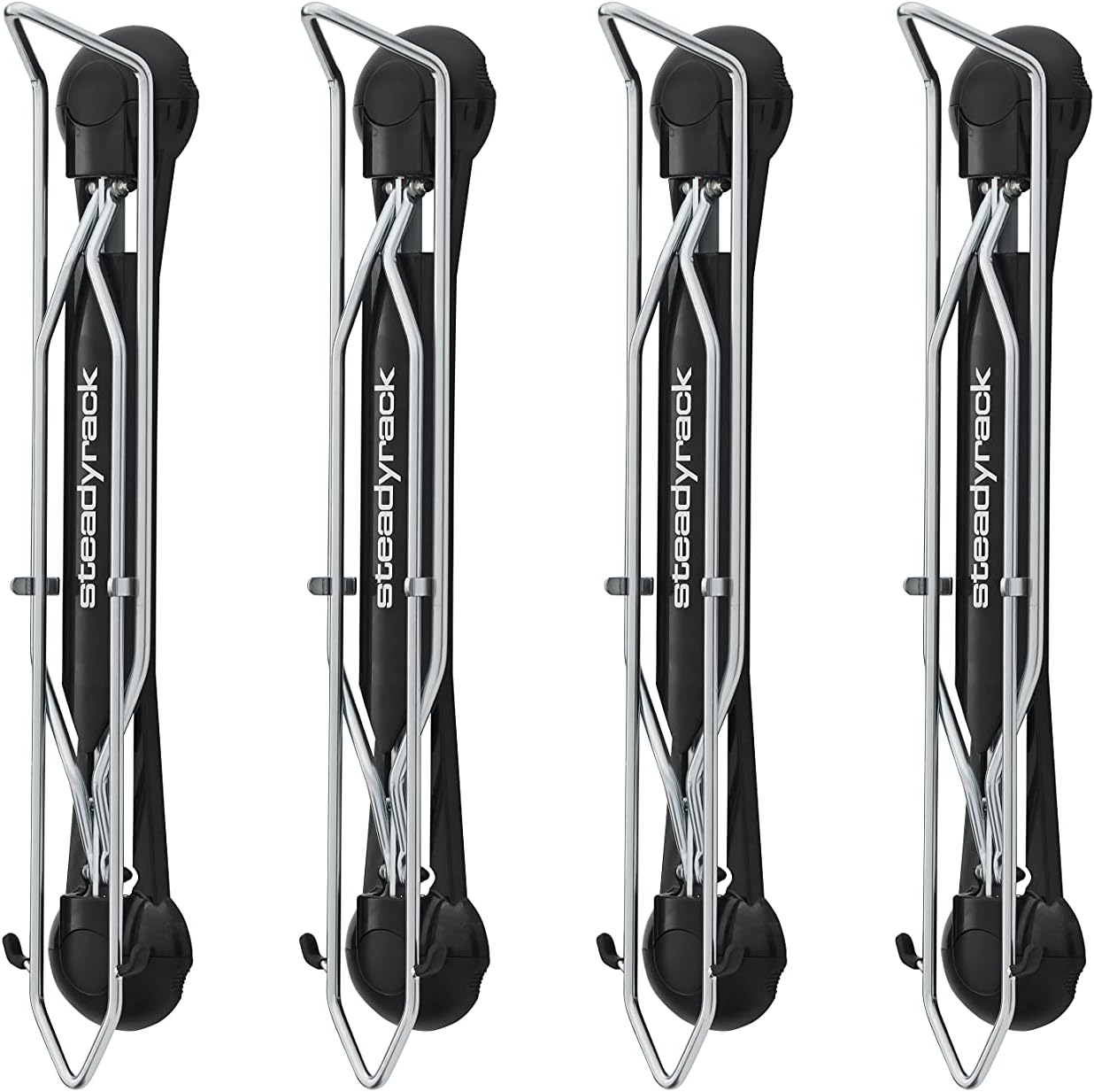 Steadyrack Bike Racks - Classic Rack - Wall Mounted Bike Rack Storage Solution for your Home, Garage, or Bike Park - 4 Pack